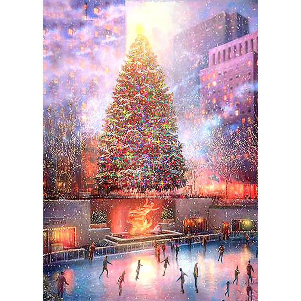 Fantasy Christmas Tree Free 5D Diamond Painting Kits MyCraftsGfit - Free 5D Diamond Painting mycraftsgift.com