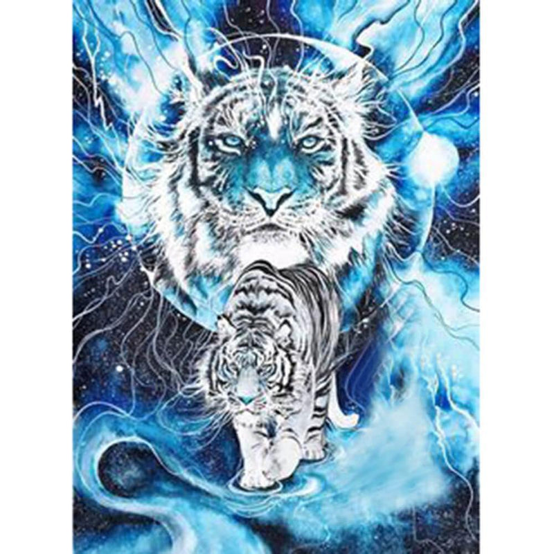 Fierce Tiger - MyCraftsGfit - Free 5D Diamond Painting