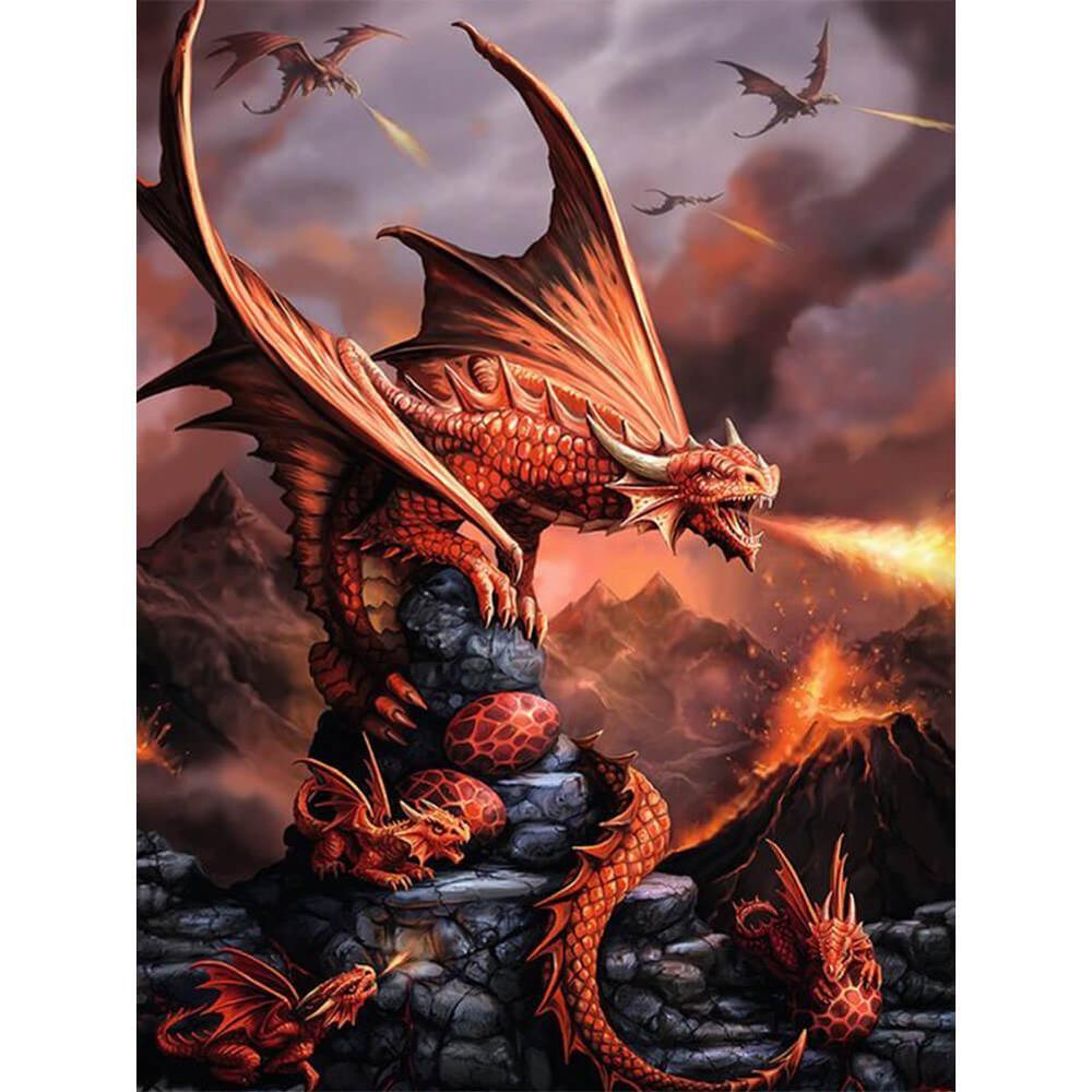 Free Fire Dragon - MyCraftsGfit - Free 5D Diamond Painting