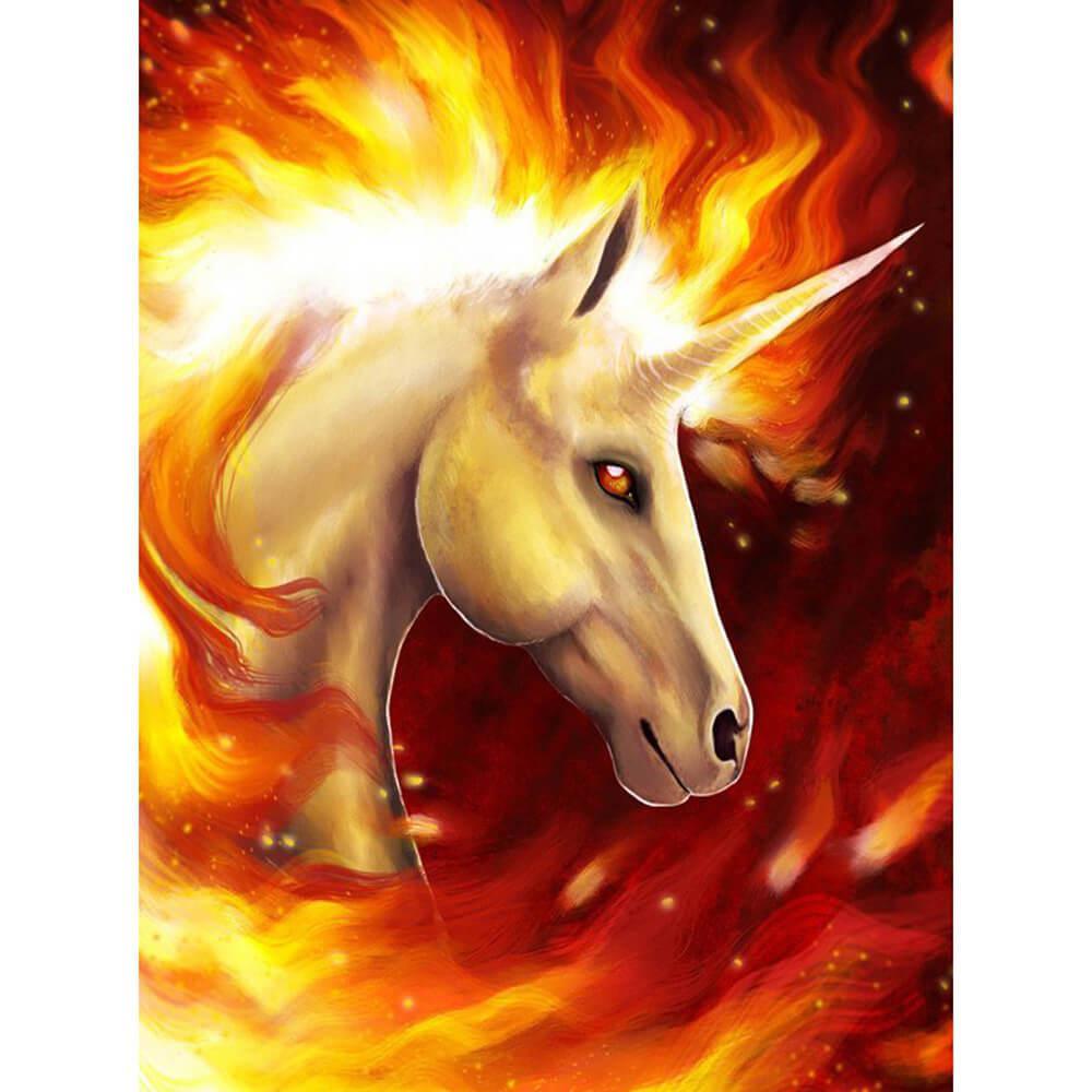 Free Fire Horse - MyCraftsGfit - Free 5D Diamond Painting