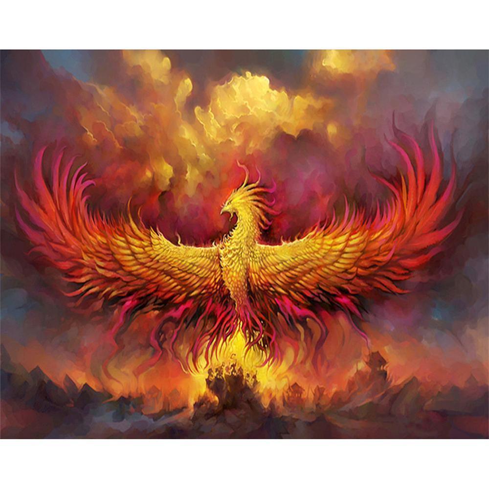 Fire Phoenix - MyCraftsGfit - Free 5D Diamond Painting