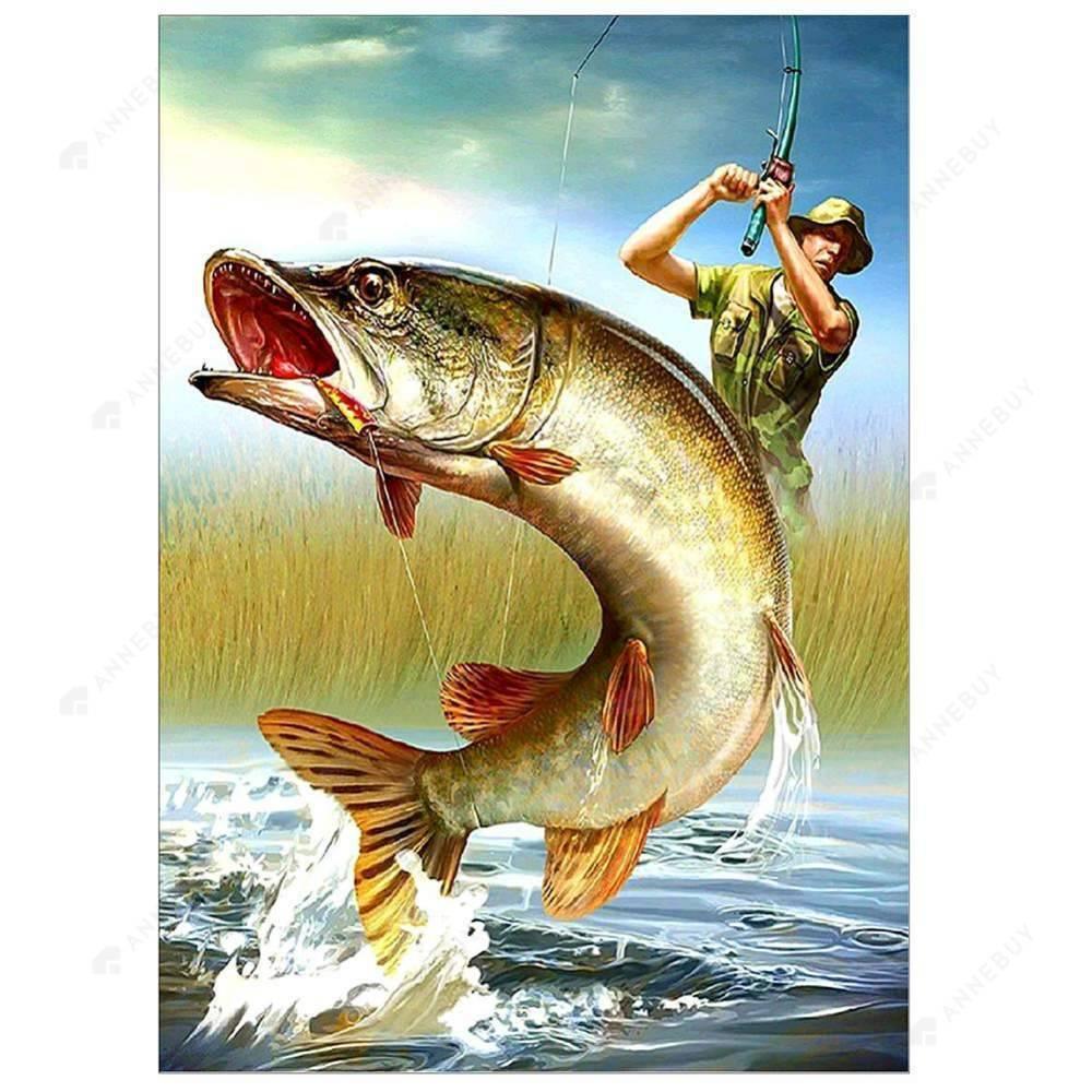 Free Fishing - MyCraftsGfit - Free 5D Diamond Painting