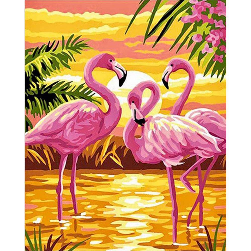 Free Flamingo - MyCraftsGfit - Free 5D Diamond Painting