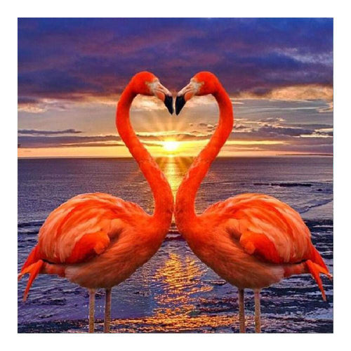 Flamingo - MyCraftsGfit - Free 5D Diamond Painting