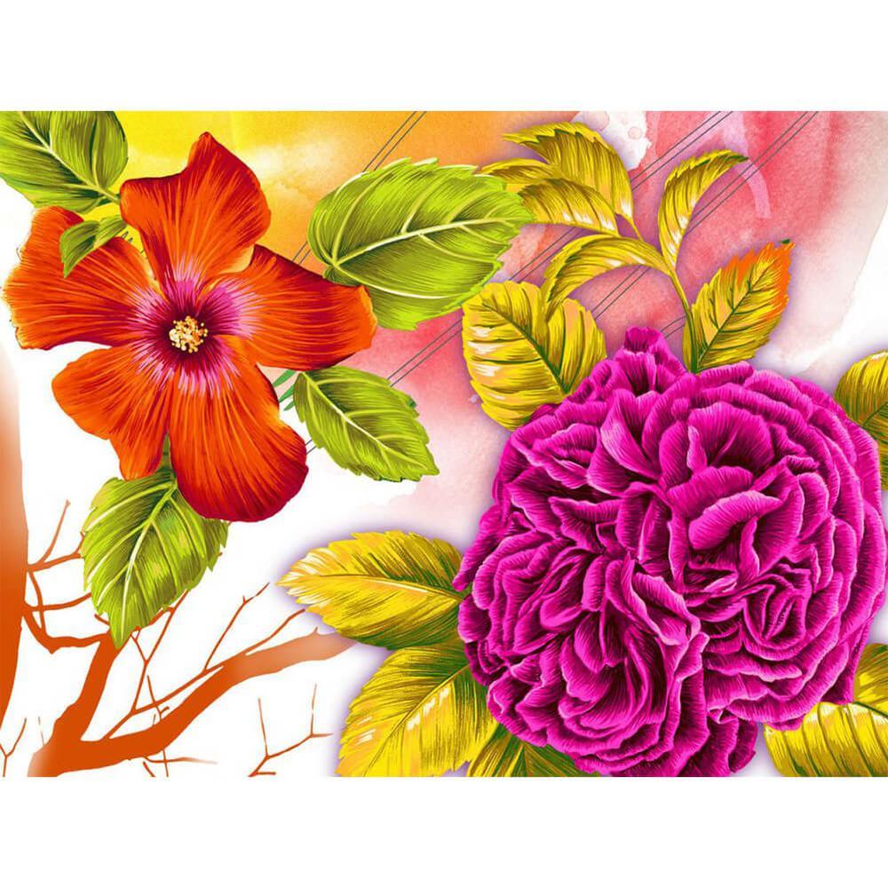 Free Flower - MyCraftsGfit - Free 5D Diamond Painting