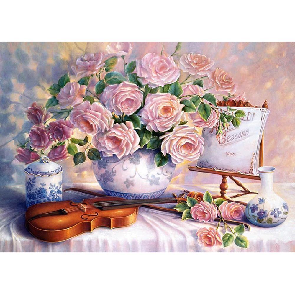 Free Flower - MyCraftsGfit - Free 5D Diamond Painting