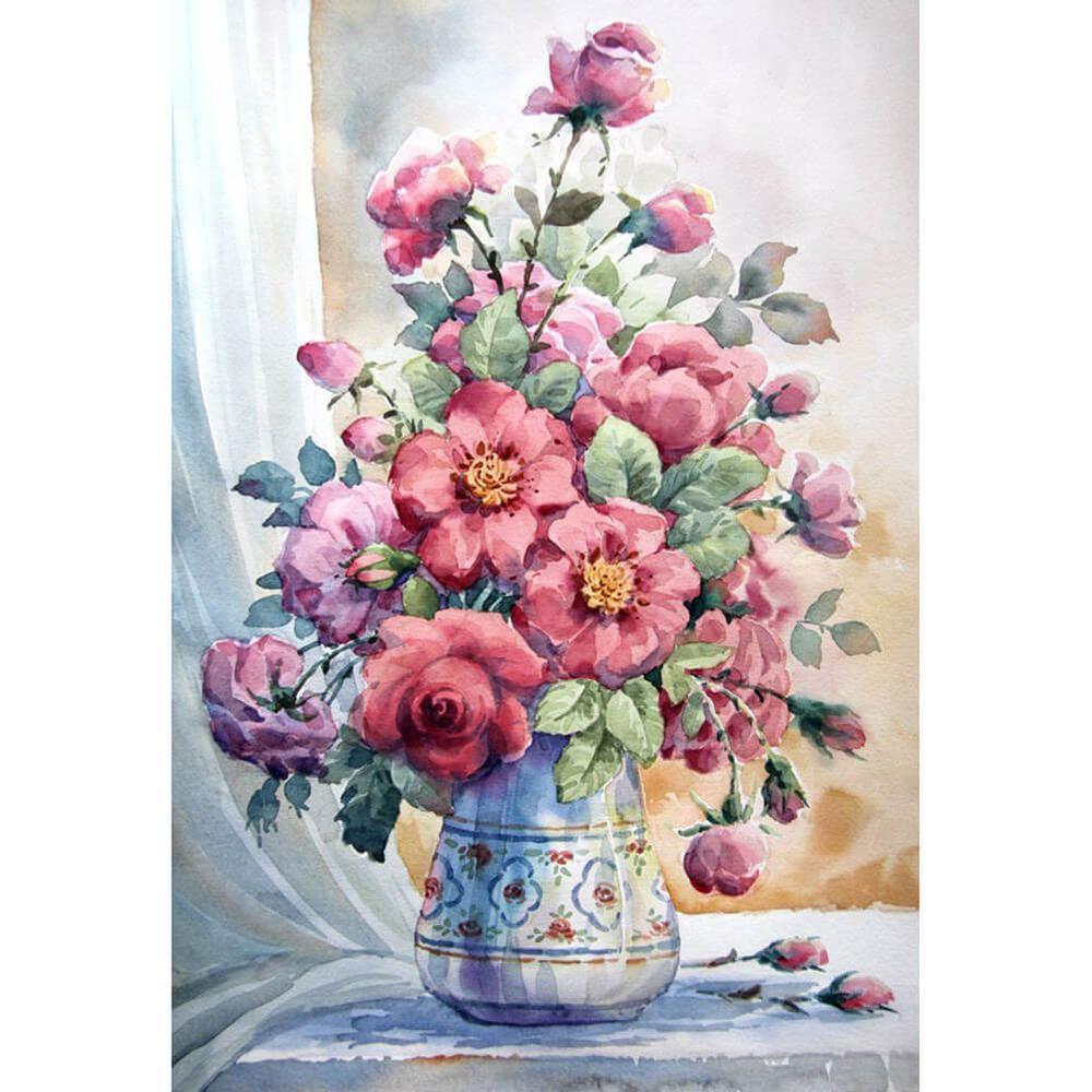 Free Flower - MyCraftsGfit - Free 5D Diamond Painting