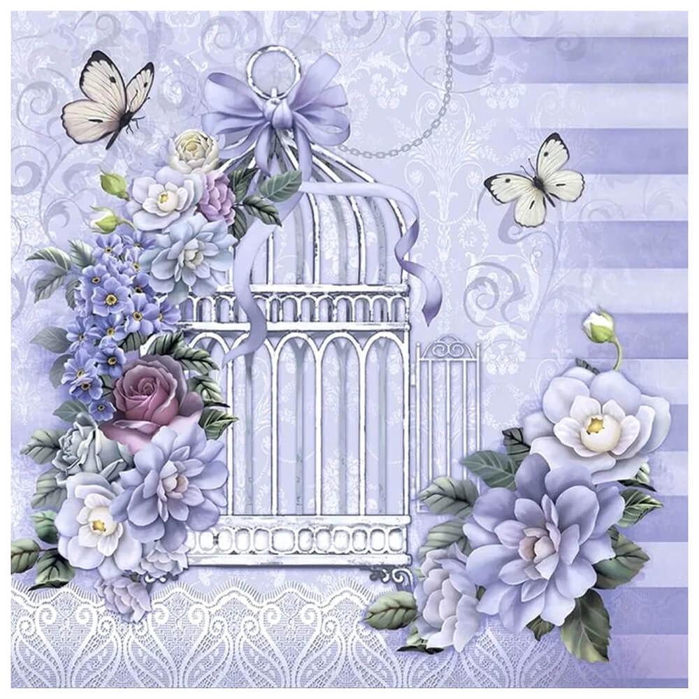 Free Flowers And Butterflies - MyCraftsGfit - Free 5D Diamond Painting