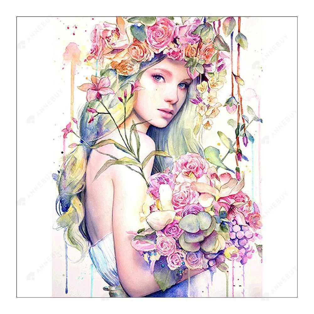 Free Flowers Beauty - MyCraftsGfit - Free 5D Diamond Painting