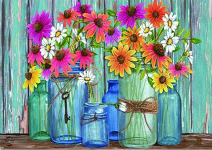 Flowers Free 5D Diamond Painting Kits MyCraftsGfit - Free 5D Diamond Painting mycraftsgift.com