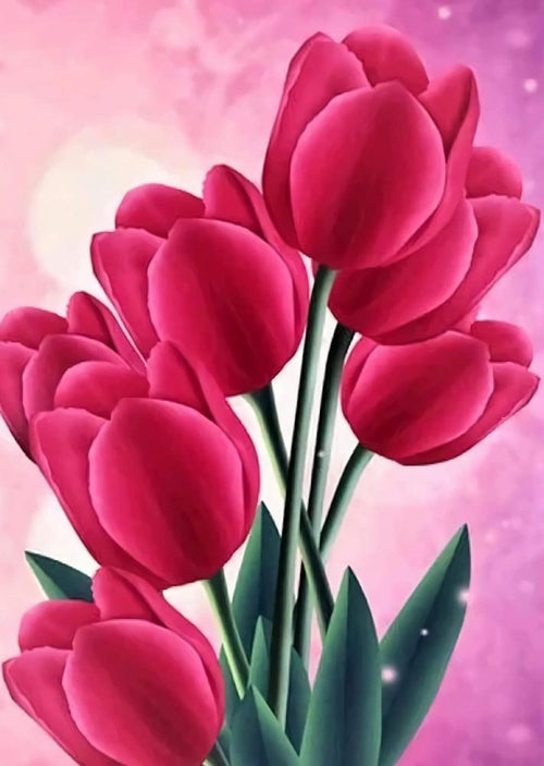 Free Flowers - MyCraftsGfit - Free 5D Diamond Painting