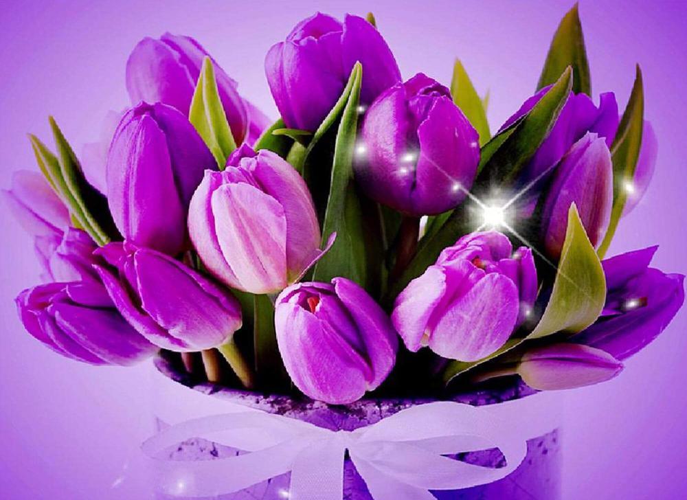 Free Flowers - MyCraftsGfit - Free 5D Diamond Painting