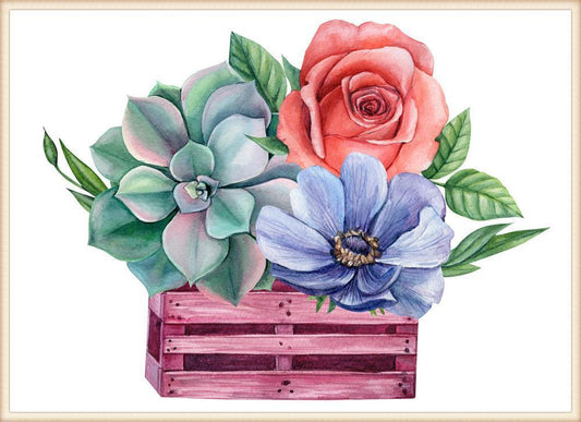 Free Flowers - MyCraftsGfit - Free 5D Diamond Painting