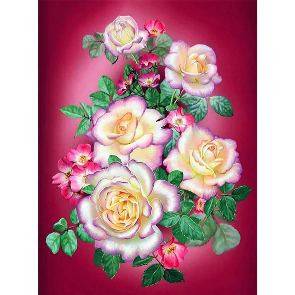 Free Flowers - MyCraftsGfit - Free 5D Diamond Painting