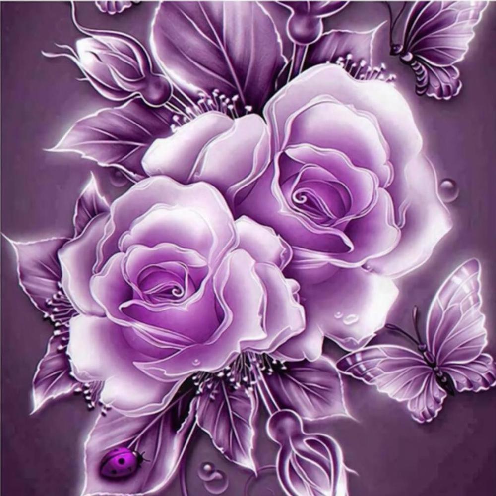 Free Flowers - MyCraftsGfit - Free 5D Diamond Painting