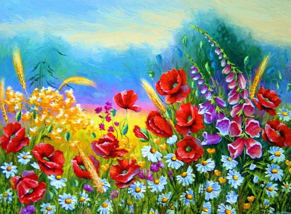 Flowers Free 5D Diamond Painting Kits MyCraftsGfit - Free 5D Diamond Painting mycraftsgift.com