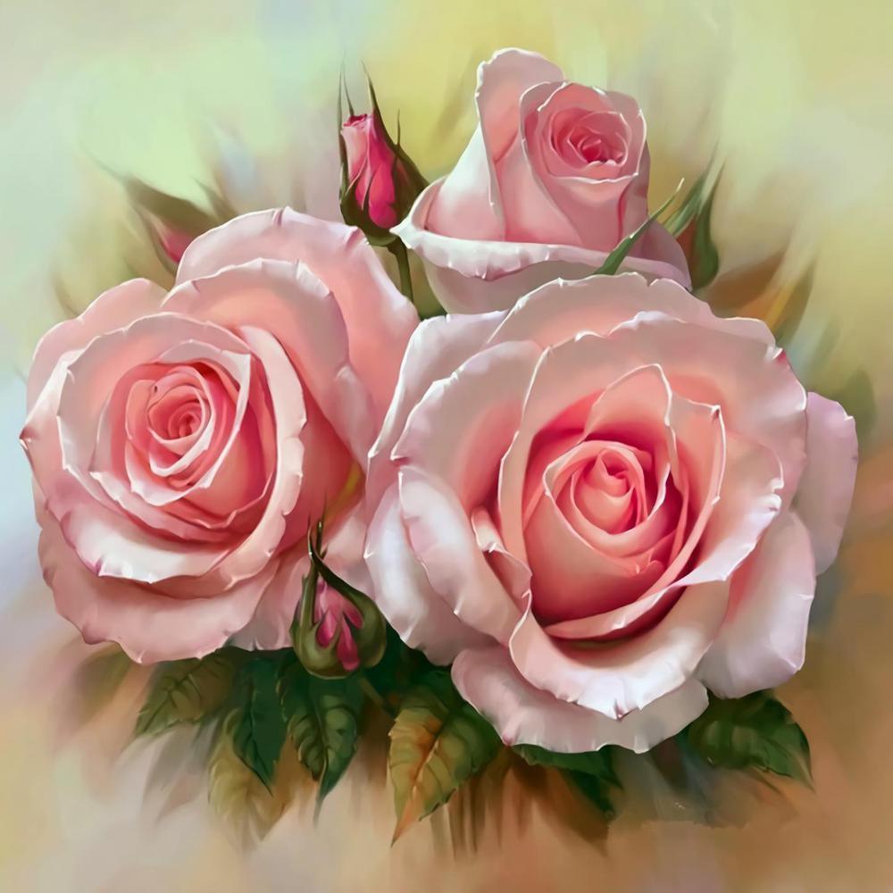 Free Flowers - MyCraftsGfit - Free 5D Diamond Painting