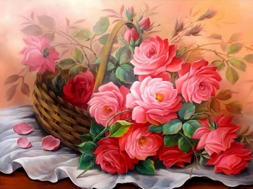 Free Flowers - MyCraftsGfit - Free 5D Diamond Painting