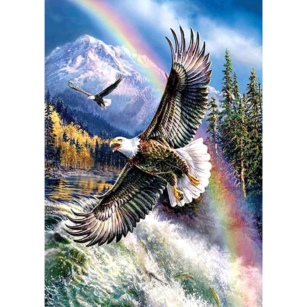 Free Flying Eagle - MyCraftsGfit - Free 5D Diamond Painting