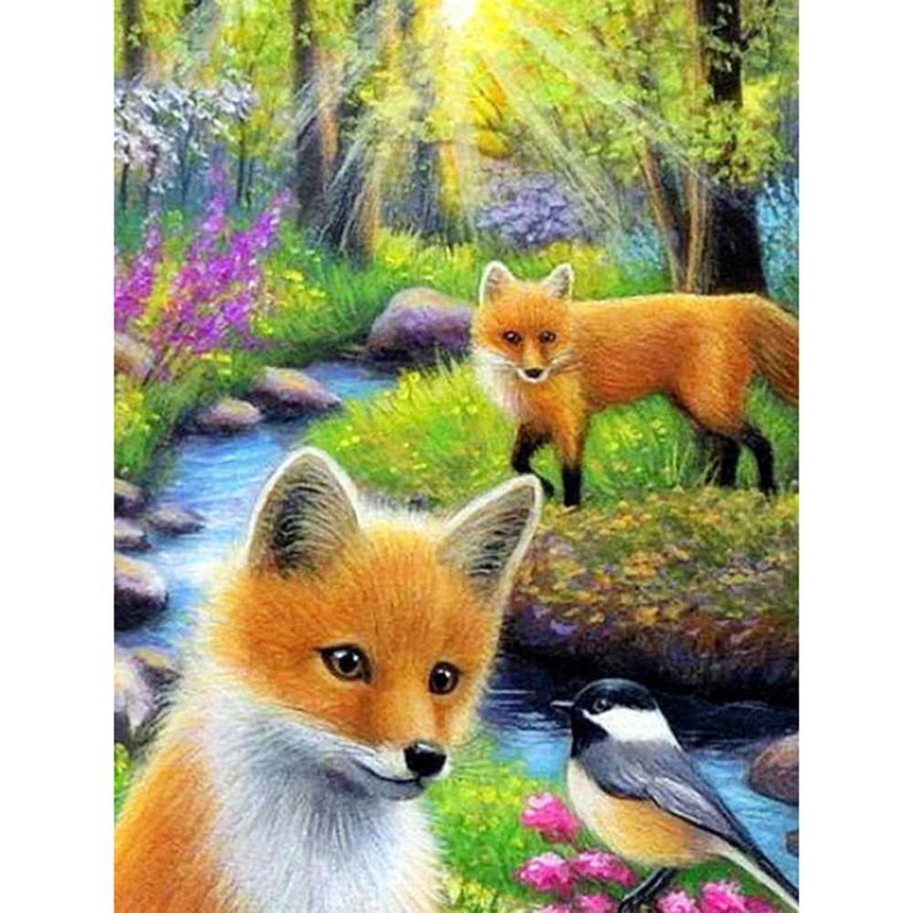 Free Fox - MyCraftsGfit - Free 5D Diamond Painting