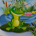 Frog on Pond - MyCraftsGfit - Free 5D Diamond Painting