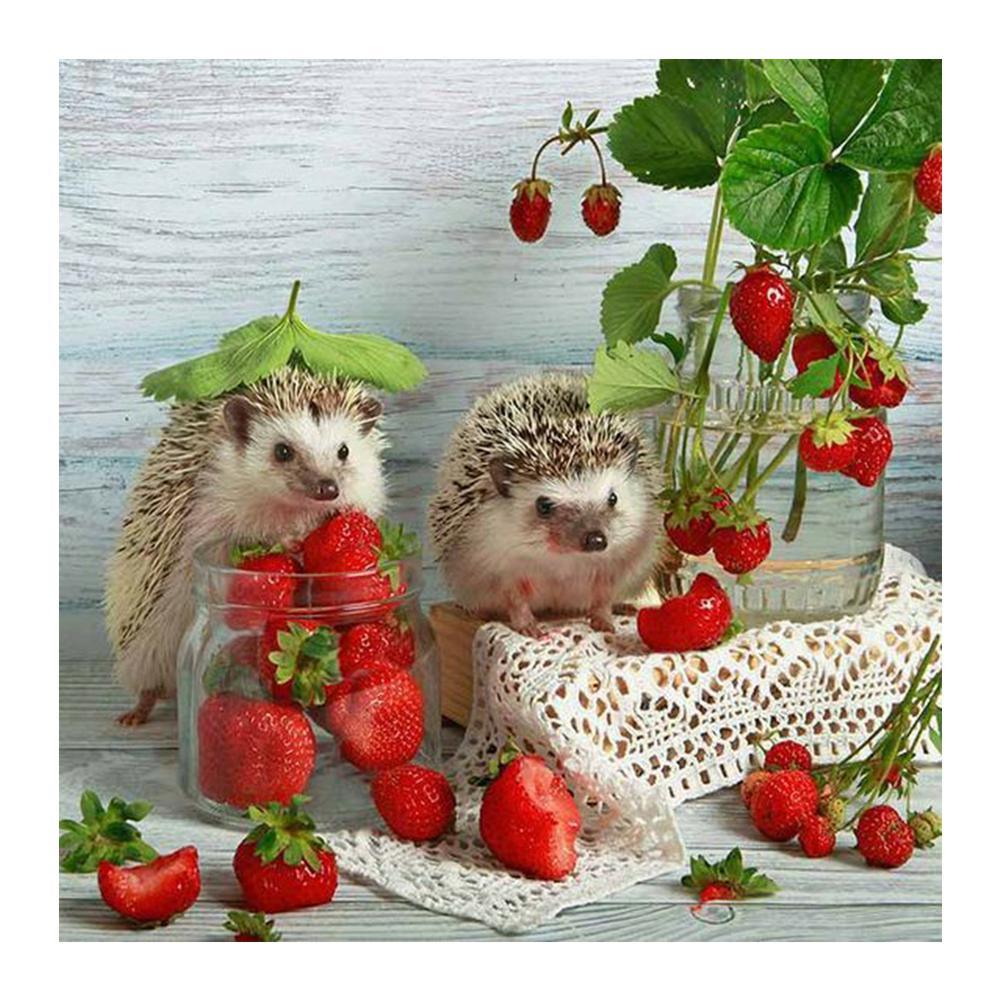 Free Fruit Hedgehog - MyCraftsGfit - Free 5D Diamond Painting