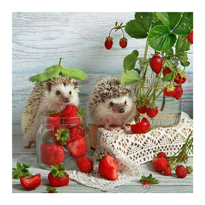 Fruit Hedgehog - MyCraftsGfit - Free 5D Diamond Painting
