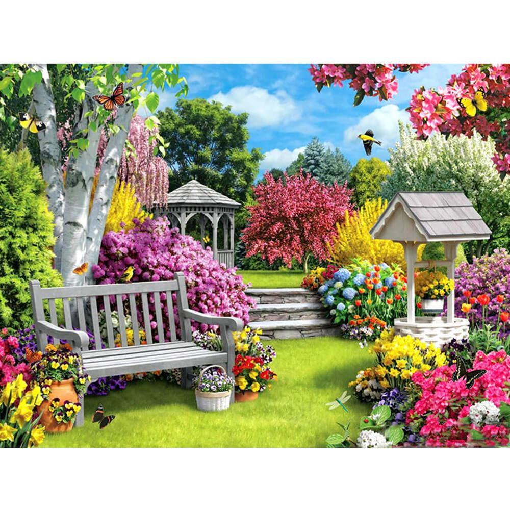 Free Garden - MyCraftsGfit - Free 5D Diamond Painting