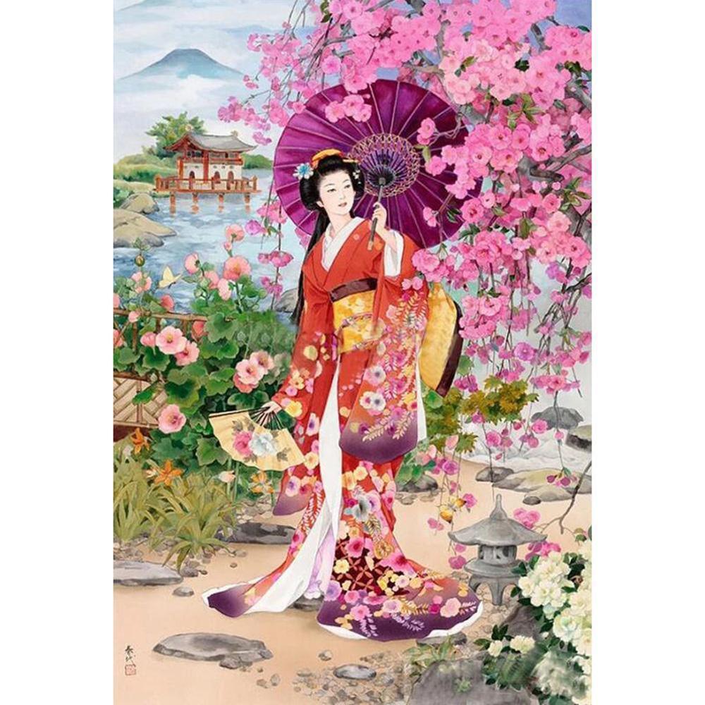 Free Geisha Beauty - MyCraftsGfit - Free 5D Diamond Painting