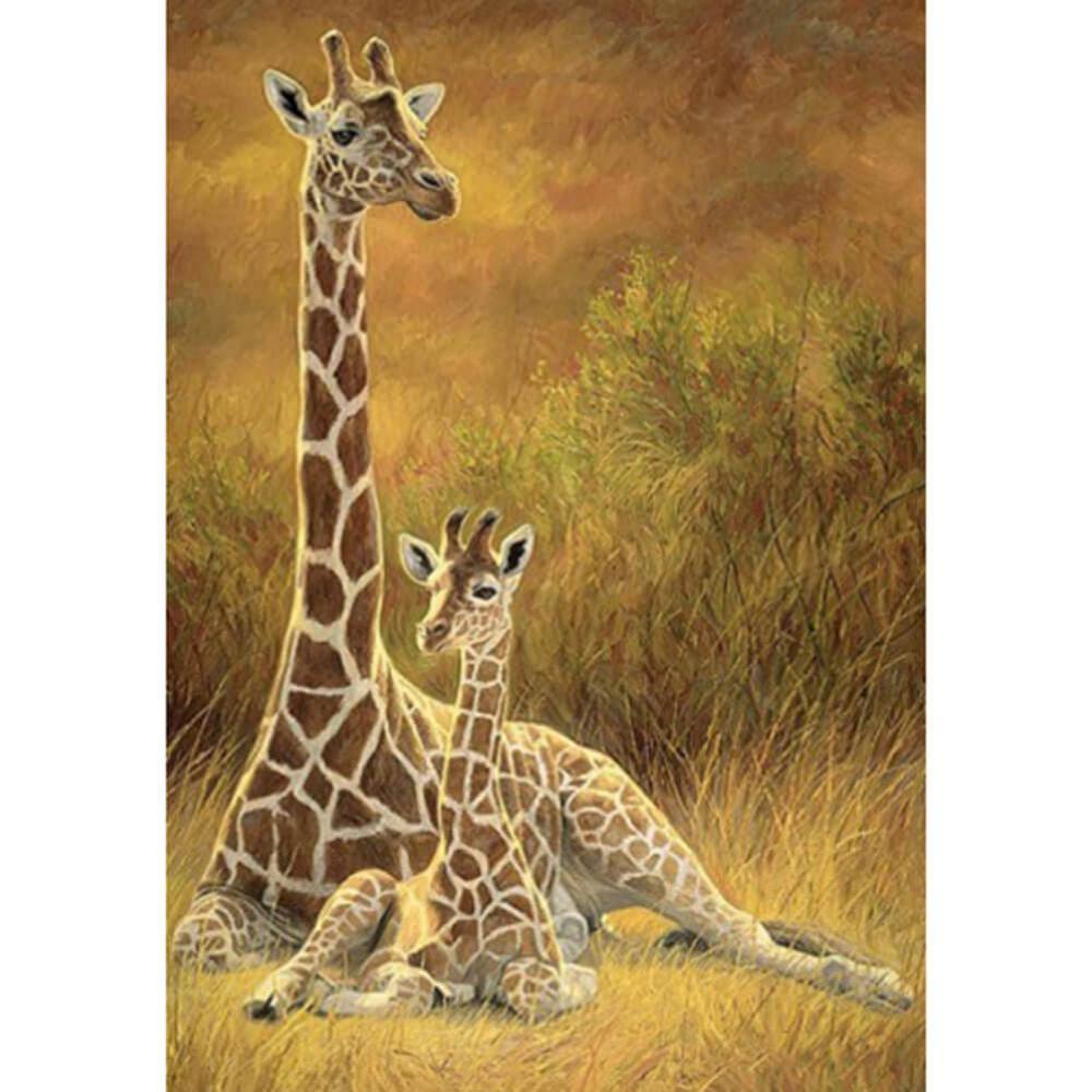 Giraffe Free 5D Diamond Painting Kits MyCraftsGfit - Free 5D Diamond Painting mycraftsgift.com