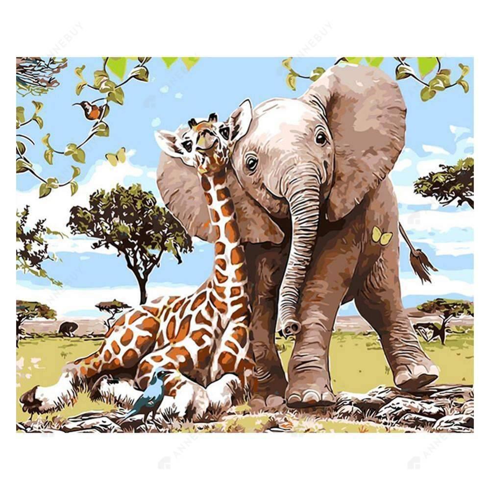 Free Giraffe - MyCraftsGfit - Free 5D Diamond Painting