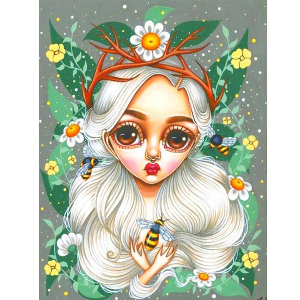 Free Girl - MyCraftsGfit - Free 5D Diamond Painting