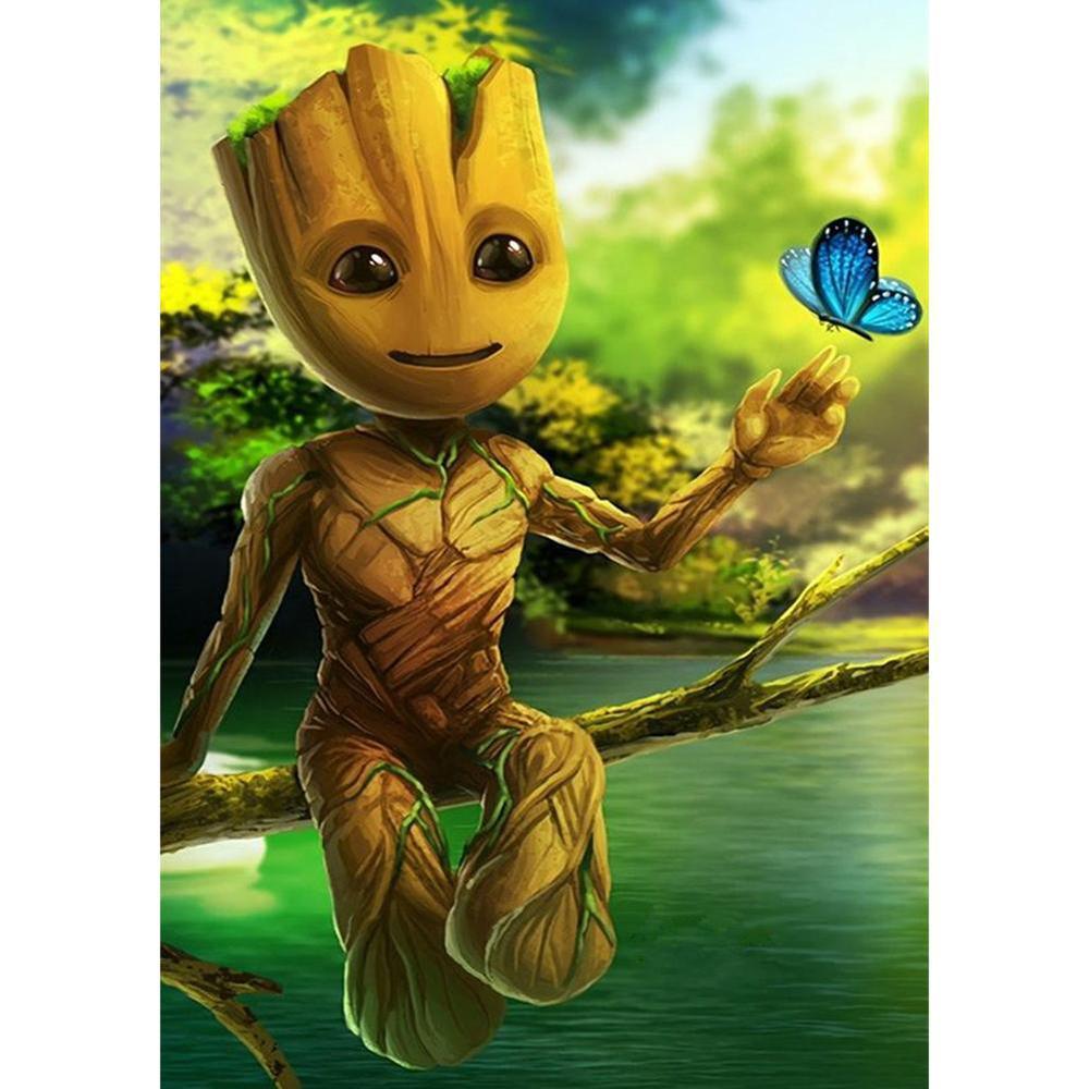 Free Groot - MyCraftsGfit - Free 5D Diamond Painting