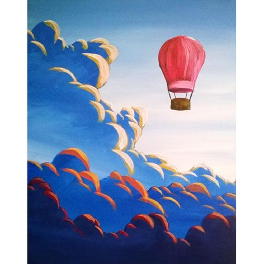 Halloween Cloud Air Balloon - MyCraftsGfit - Free 5D Diamond Painting