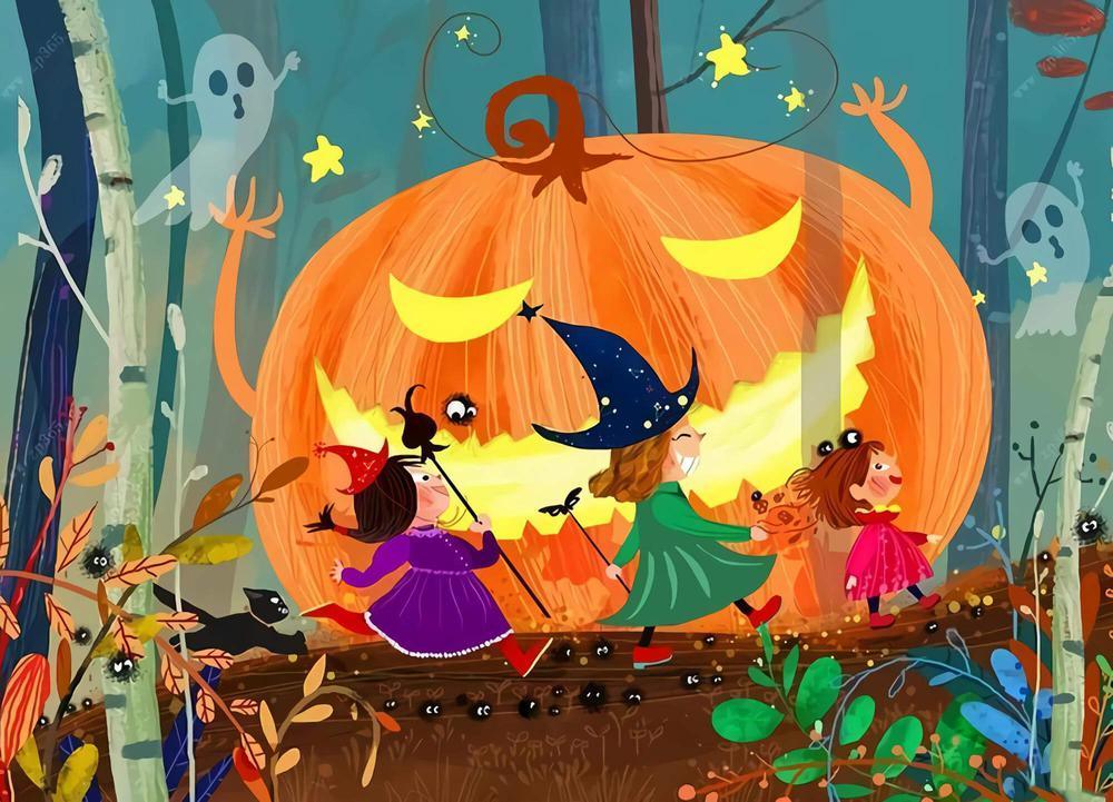 Free Halloween - MyCraftsGfit - Free 5D Diamond Painting