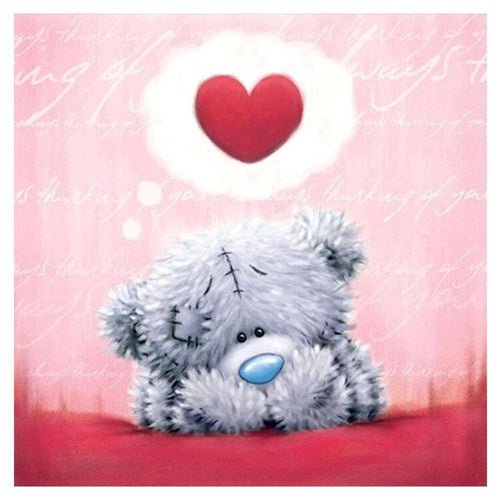 Free Heart Bear - MyCraftsGfit - Free 5D Diamond Painting