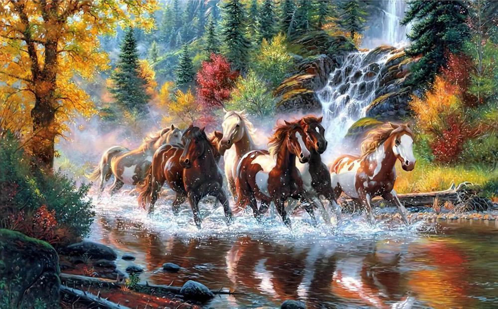 Free Horse - MyCraftsGfit - Free 5D Diamond Painting