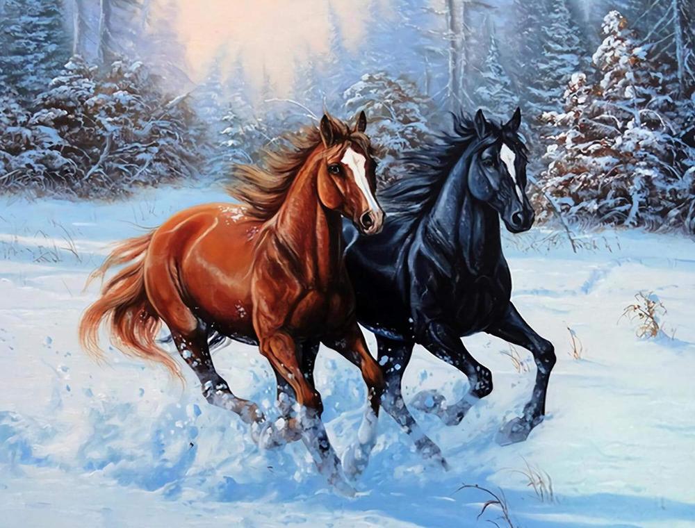 Free Horse - MyCraftsGfit - Free 5D Diamond Painting