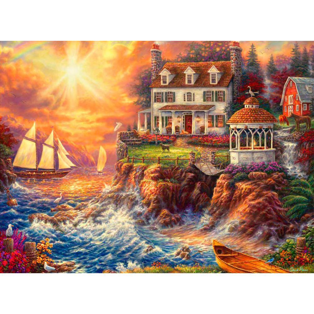 Free House - MyCraftsGfit - Free 5D Diamond Painting