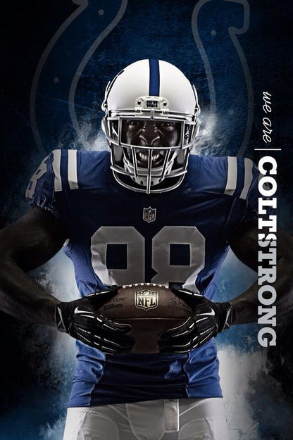 Indianapolis Colts 5D Diamond Painting Kits MyCraftsGfit - Free 5D Diamond Painting mycraftsgift.com