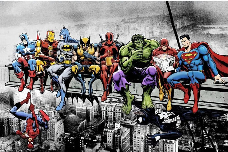 Justice League And Avengers Free 5D Diamond Painting Kits MyCraftsGfit - Free 5D Diamond Painting mycraftsgift.com