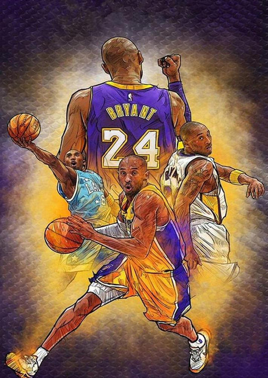 Kobe Bryant Free 5D Diamond Painting Kits MyCraftsGfit - Free 5D Diamond Painting mycraftsgift.com