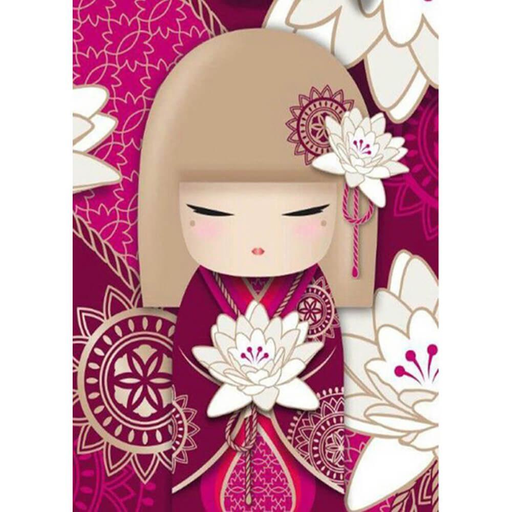 Free Kokeshi - MyCraftsGfit - Free 5D Diamond Painting