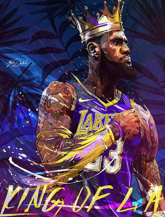 Free LeBron James - MyCraftsGfit - Free 5D Diamond Painting