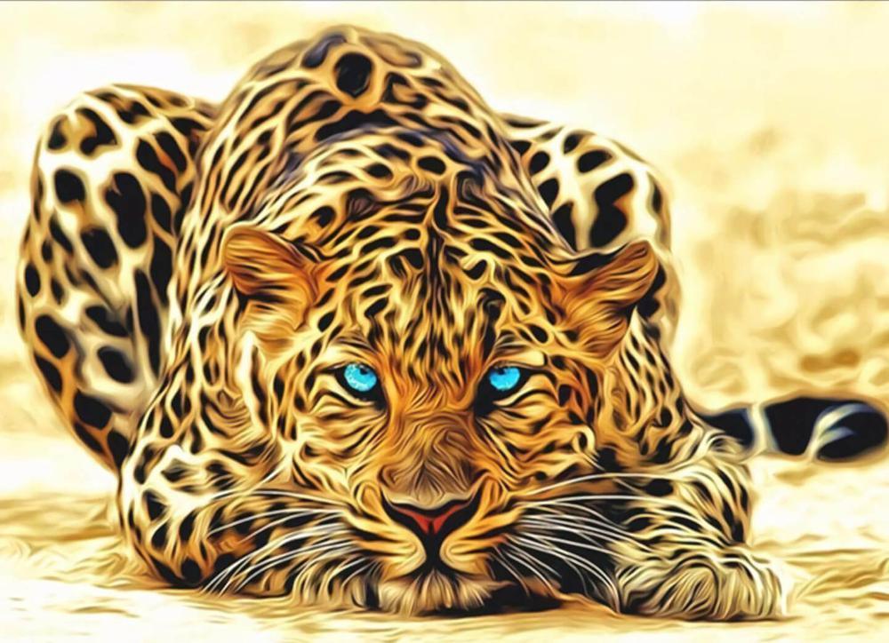 Free Leopard - MyCraftsGfit - Free 5D Diamond Painting