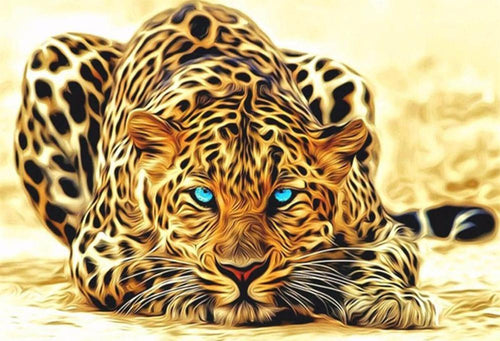 Free Leopard - MyCraftsGfit - Free 5D Diamond Painting