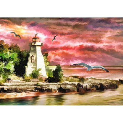 Free Lighthouse - MyCraftsGfit - Free 5D Diamond Painting