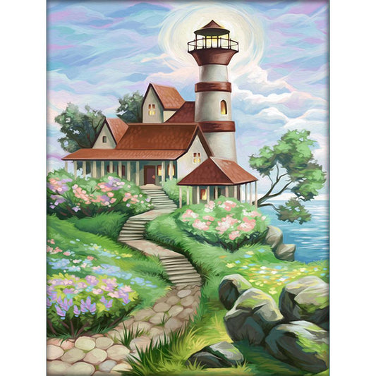 Lighthouse Free 5D Diamond Painting Kits MyCraftsGfit - Free 5D Diamond Painting mycraftsgift.com