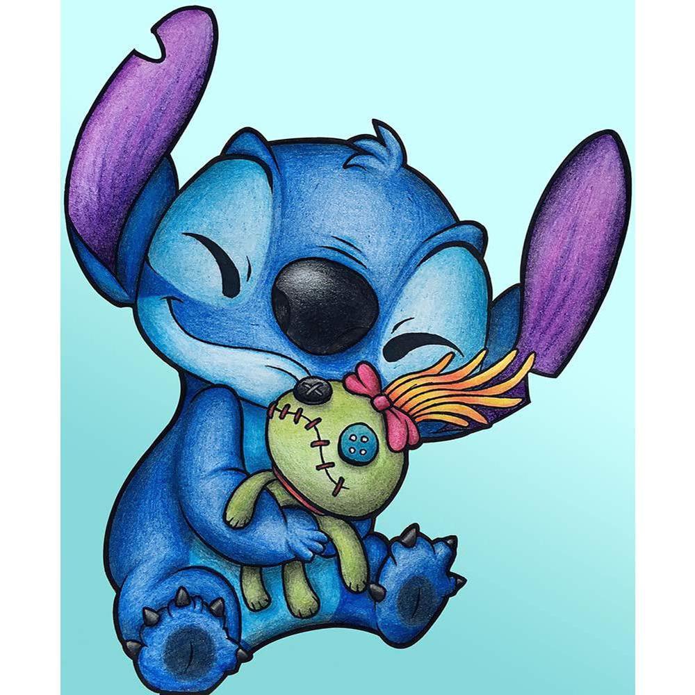 Free Lilo Stitch - MyCraftsGfit - Free 5D Diamond Painting