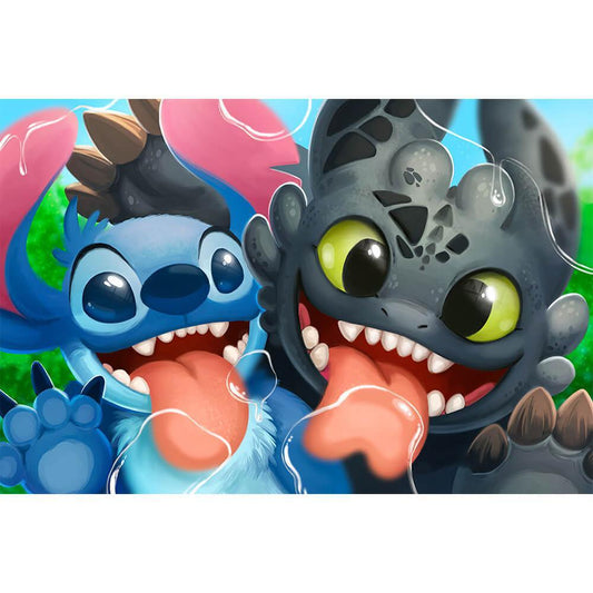 Free Lilo Stitch - MyCraftsGfit - Free 5D Diamond Painting